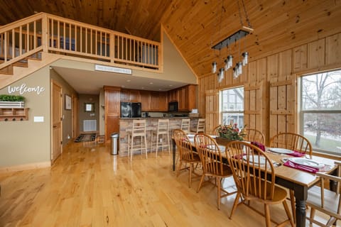 Kitchen and Open Dining Area 