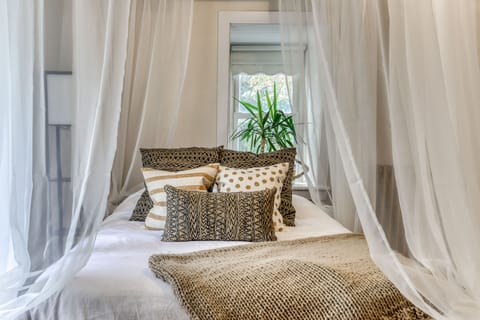 Africa Room | Premium bedding, pillowtop beds, individually decorated