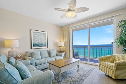 Relax in your bright living room where ocean breezes flow through. Step onto your private balcony for stunning sea views.