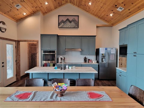 Custom cabinetry and countertops throughout