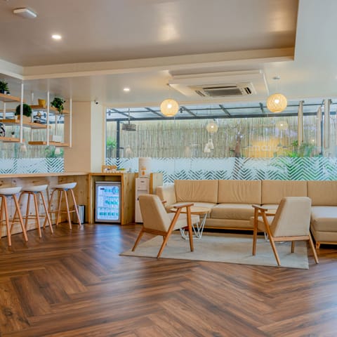 Lobby sitting area