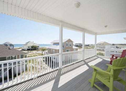 Views from the upper deck - You be able to see and hear the surf from Tranquility on the Shore.