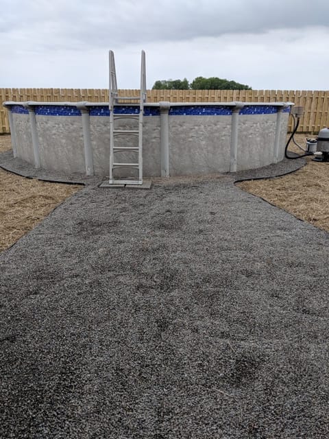 Walk to pool right from the indoor/outdoor porch. 