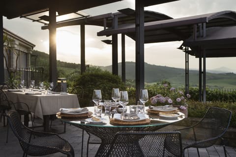 Lunch and dinner served, local cuisine