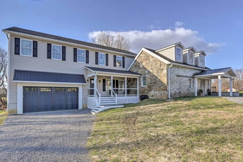 Lovettsville Vacation Rental | 4BR | 3BA | 3,650 Sq Ft | Access Only By Stairs