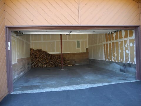 Two car garage is 15'Wx6'7"Hx20'D