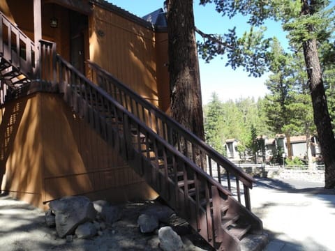 Outside stairs to unit