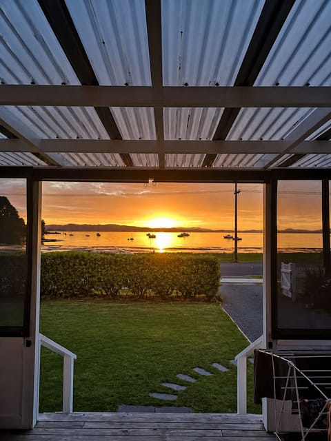 Relax on the deck as the sun sets over the water, its hard to beat