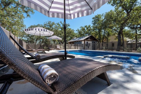 Heated pool and spa