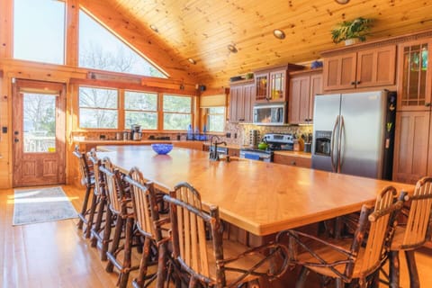 Large kitchen island