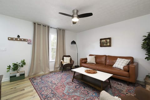 This is out living room area, a great place to unwind and relax, to enjoy a good book or an insightful movie and bond with your friends.