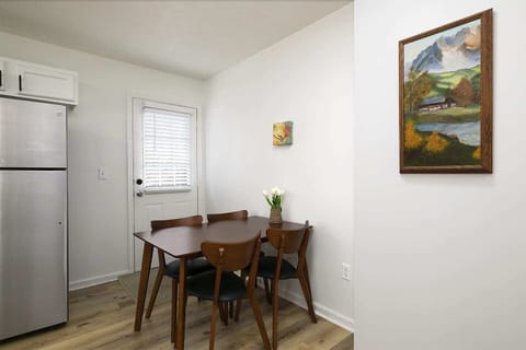 Here is our Dining area, where you and your family can enjoy your meals together.