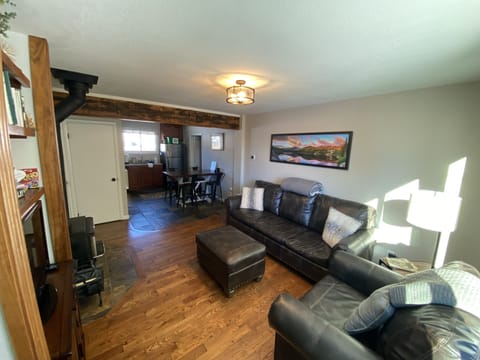 Though the mudroom/entry, welcome to our cabin!