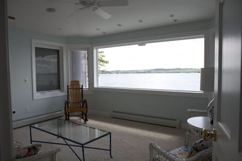 Quiet office with amazing lake views as well as privacy