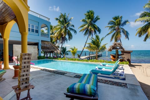 View from the "Toucan Suite" of our pool.
