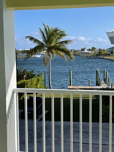 View from balcony .Your private boat slip and finger pier are just steps away