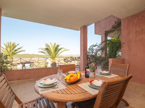 Table, Sky, Plant, Water, Property, Furniture, Food, Tableware, Azure, Bottle