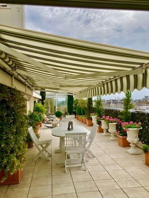 Spectacular wrap around terrace. terrace