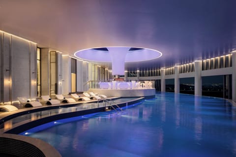 Lobby lounge, pool views, open daily