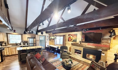 Open living area designed for relaxation or entertaining. 