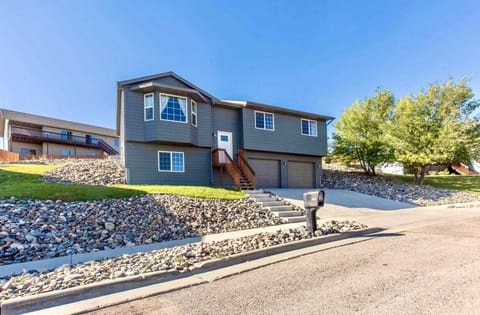 2,112 square feet over 2 levels.  4 bedroom, 3 baths, 2 family spaces. 