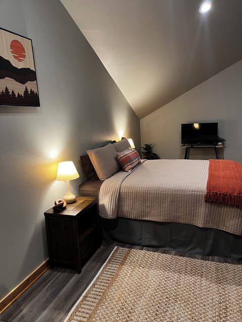 Lofted bedroom
