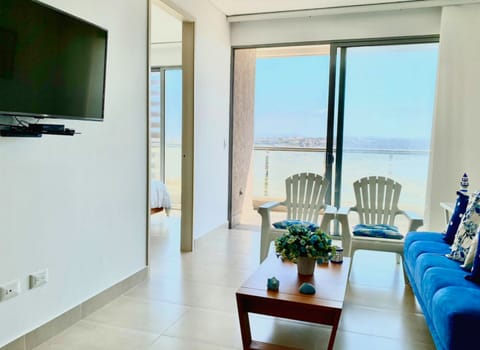Basic Apartment | Living room | 32-inch flat-screen TV with cable channels, TV