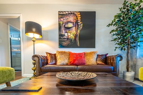 Zen out in the luxe living room.