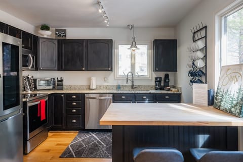 New appliances and fully stocked kitchen