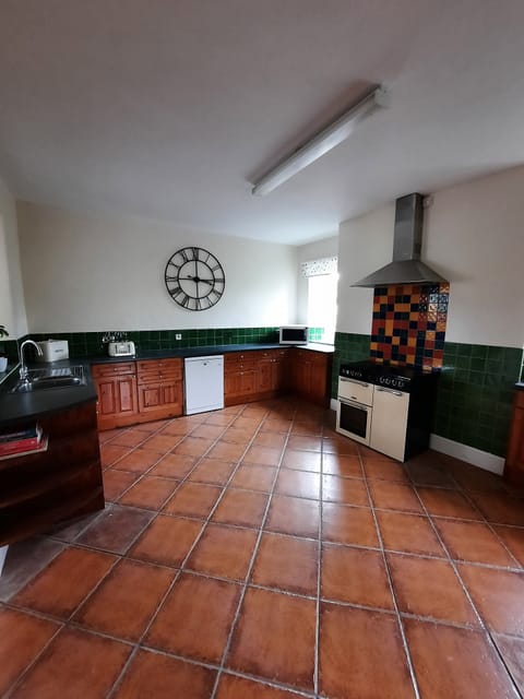 Large open plan kitchen.