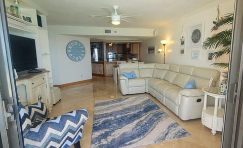 The view from the balcony 