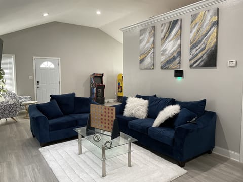 Relax and unwind in style in our stunning open concept living room