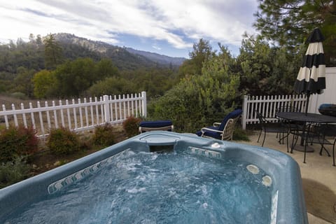 Relax in the hot tub!