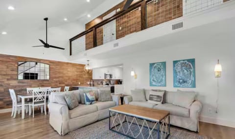 Bright, open interiors invite effortless coastal relaxation.