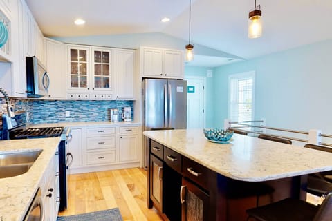 Beautiful kitchen with large island