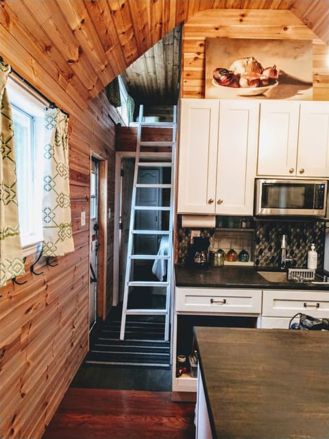 Loft accessible by ships ladder - for the young & young at heart!