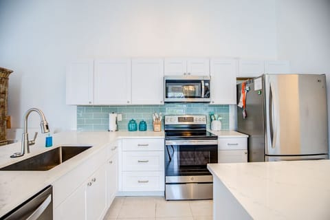Fully stocked kitchen