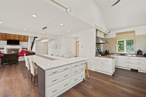 Spacious kitchen with ample storage