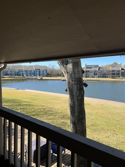 2nd floor Master suite bedroom waterfront balcony