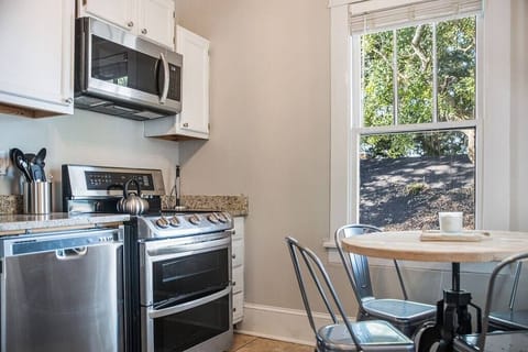Fully equipped kitchen with lots of natural light