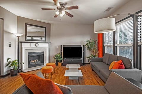 Relax in the living room with a smart TV. Sign in to your favorite apps & settle into your favorite shows.