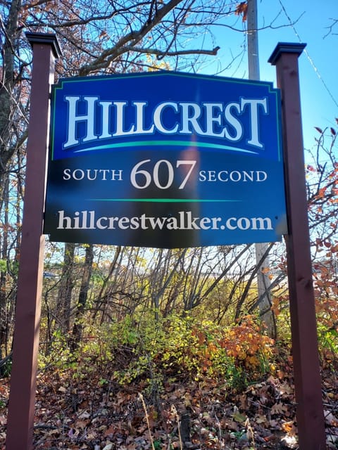 Watch for this sign when you arrive!