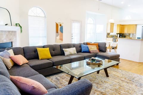 Open floor plan with plenty of natural light