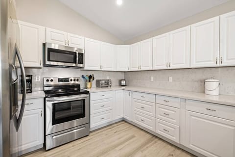 Kitchen has all Stainless Steel Appliances