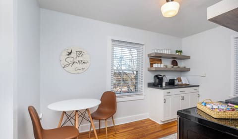 Kitchen with dining table for 2