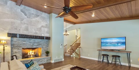 3526 square feet of luxury! Living room #1 adjacent to the large chef's kitchen