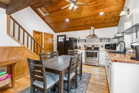 Entryway and kitchen