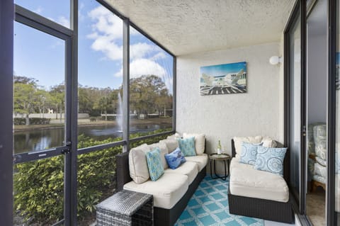 Lanai with Pond View