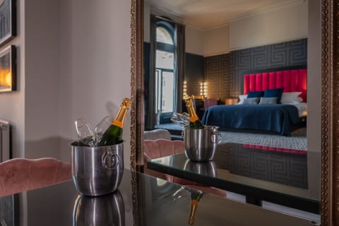 Grand Suite, 1 King Bed, Non Smoking, City View | Select Comfort beds, minibar, desk, laptop workspace