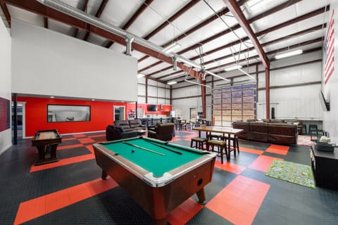 Pool table / shuffleboard / entertainment